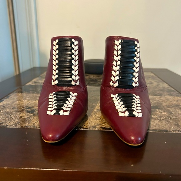 Gently Worn Women’s Altuzarra Leather Mule Booties - Picture 2 of 12